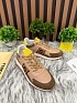 Мужские кроссовки Fendi FF logo - Brown