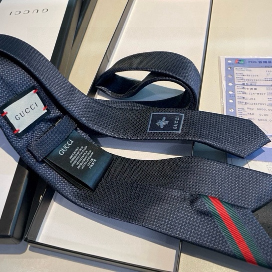 Галстук Gucci premium 146x7 см - Navy