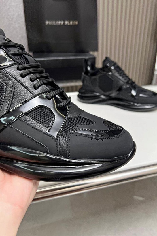 Мужские кроссовки Philipp Plein Hurricane - Black