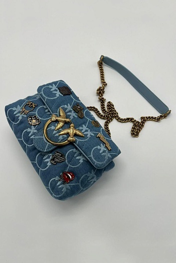 Женская сумка Love Mini Puff Magic Pins 23x27 см   