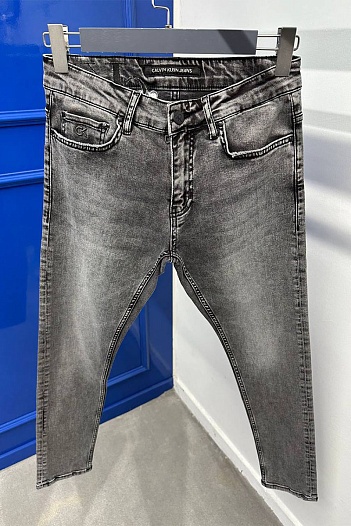 Мужские джинсы Calvin Klein signature selvedge - Dark Grey   