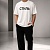 Белая оверсайз футболка Heron Preston "СТИЛЬ"