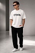 Белая оверсайз футболка Heron Preston "СТИЛЬ"