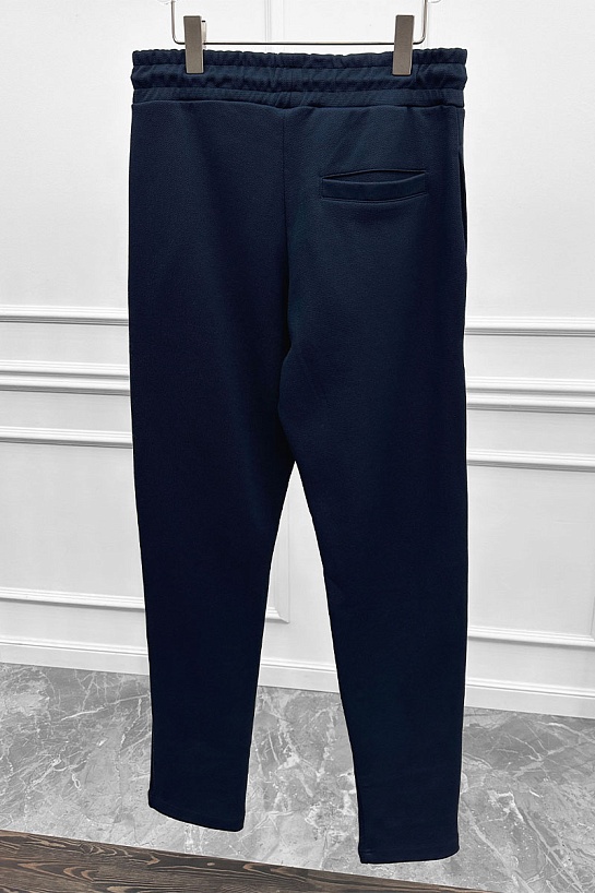 Спортивные штаны Loro Piana logo-embroidered - Navy