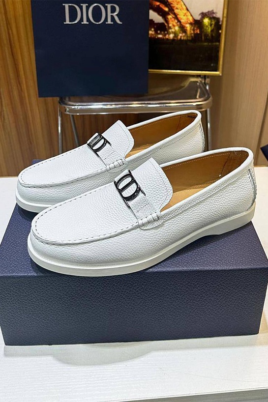 Мужские кожаные лоферы Dior