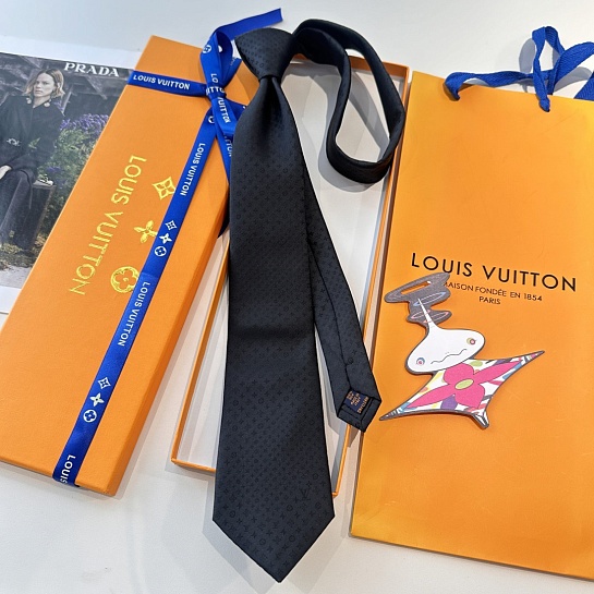 Галстук Louis Vuitton Monogram premium - Black