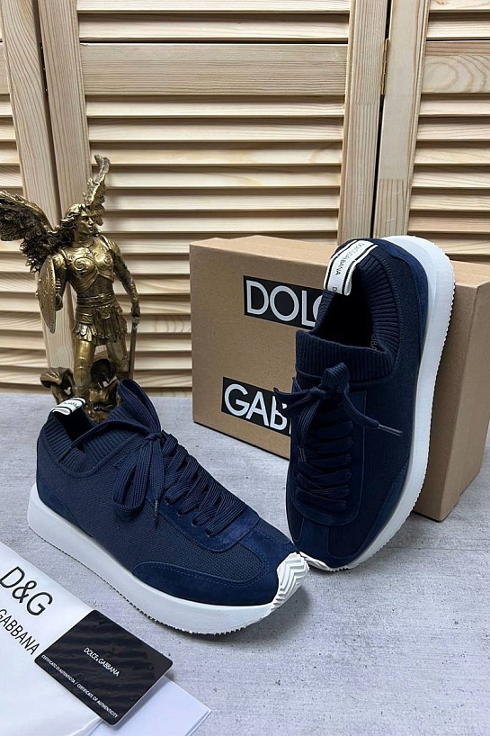 Мужские текстильные кроссовки Dolce & Gabbana