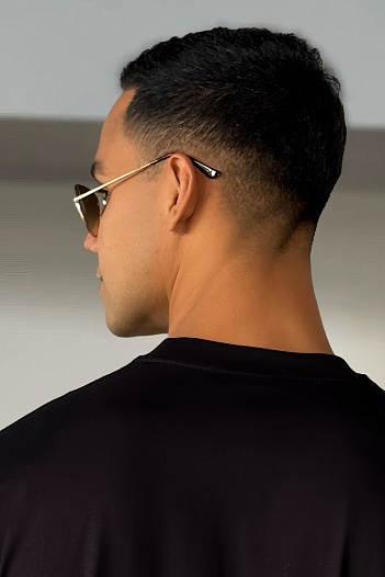 Солнцезащитные очки Ray-Ban Aviator Large Metal - Brown   
