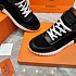 Кроссовки с мехом Hermes Bouncing high-top - Black / White