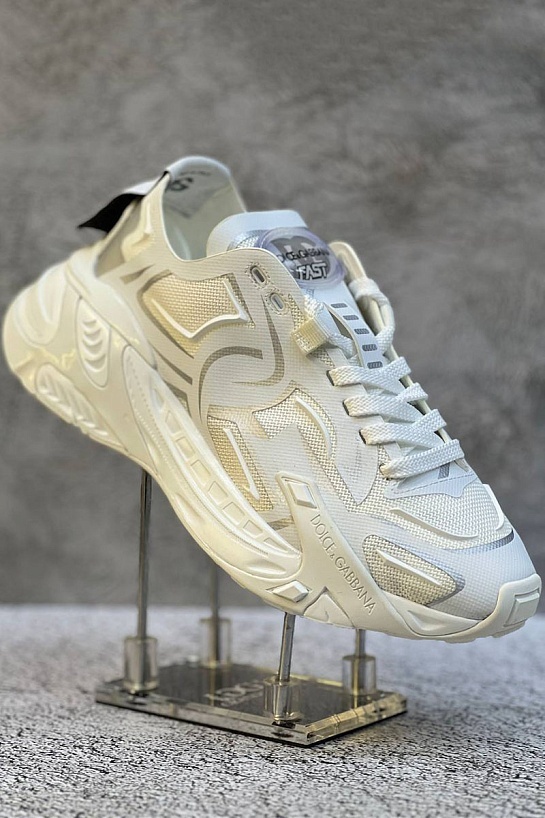 Женские кроссовки Dolce & Gabbana Fast SC - Beige