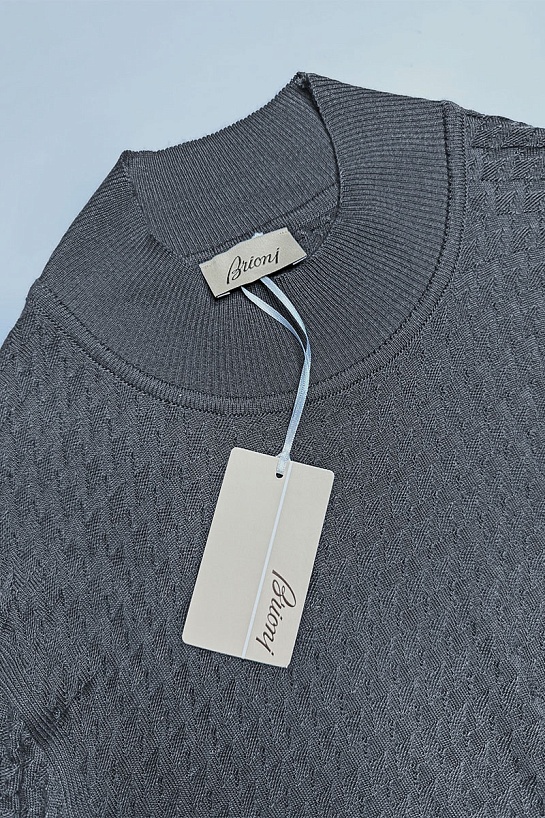 Мужская водолазка Brioni цвета антрацит