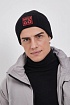 Шапка чёрного цвета Hugo Boss logo-patch