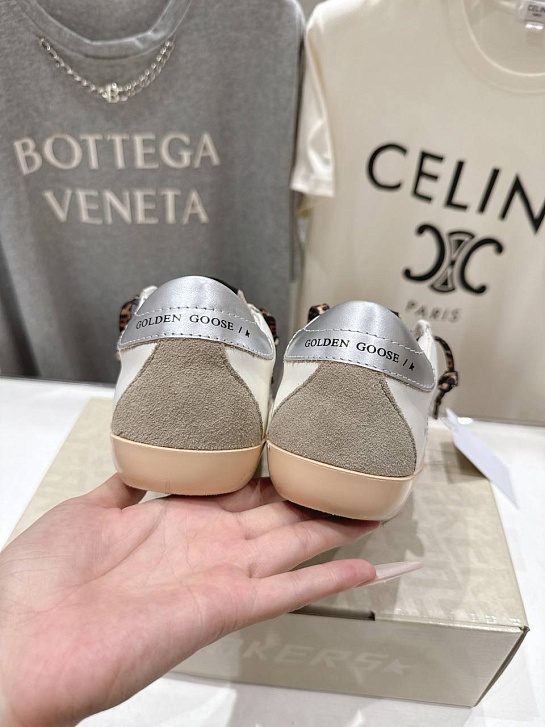 Женские кожаные кроссовки Golden Goose Super Star premium