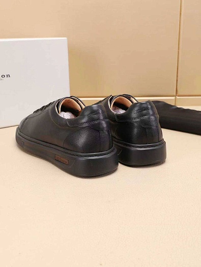 Мужские кожаные кроссовки Kiton   