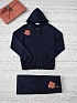 Тёмно-синяя кофта на молнии Loro Piana premium