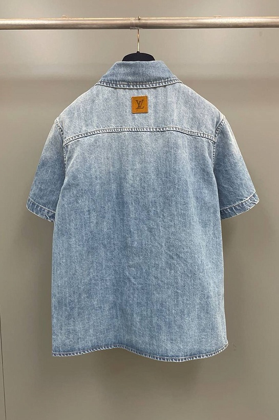 Джинсовая рубашка Louis Vuitton Premium - Dyed Indigo Blue