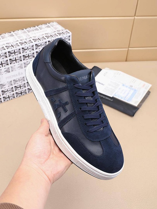 Комбинированные кроссовки Premiata Bonnie - Navy