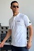 Мужское белое поло Hugo Boss