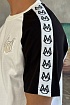 Мужская футболка Moncler белого цвета