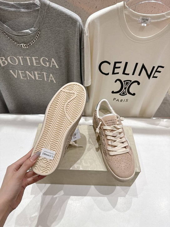 Женские кожаные кроссовки Golden Goose Super Star premium