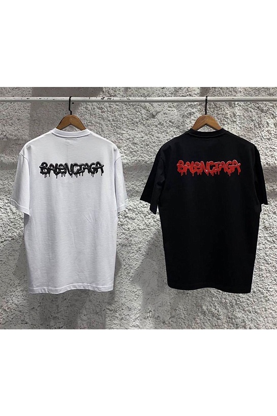 Белая оверсайз футболка Balenciaga
