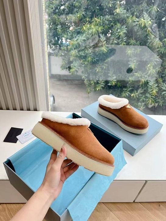 Женские ботинки сабо Prada