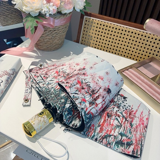 Складной зонт Dior Floral premium   