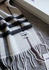 Шарф Burberry two-tone Check premium 168x30 см - White