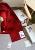 Шарф Burberry Check premium 182x30 см - Red