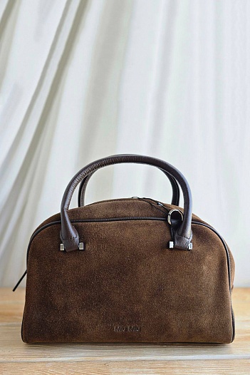 Женская замшевая сумка MIU MIU 31x21 см   