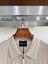 Вязаное поло бежевого цвета Kiton premium