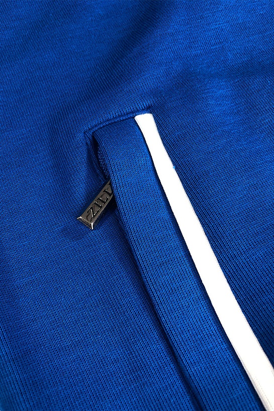 Классическая мужская кофта Zilli синего цвета