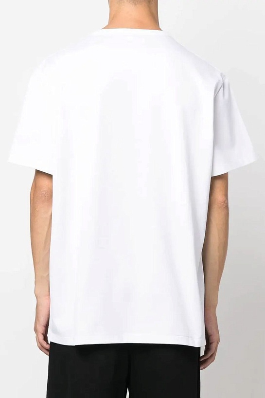 Мужская футболка Alexander McQueen белого цвета