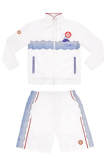 Белый костюм Casablanca Shell Suit Track   