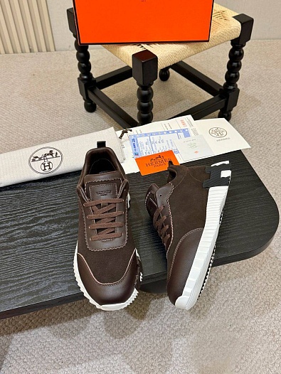 Мужские кроссовки Hermes Bouncing - Brown   