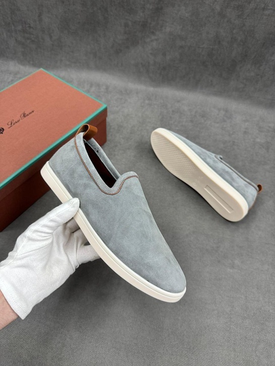 Мужские лоферы Loro Piana Venice Walk - Brisk Blue