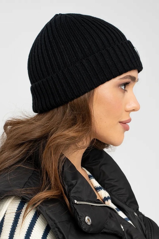 Шапка Emporio Armani 7 logo-plaque - Black