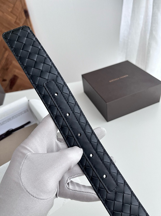 Кожаный ремень Bottega Veneta Premium (ширина 4 см)