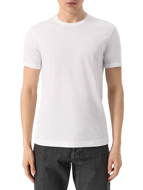 Мужская белая футболка Dolce & Gabbana Premium