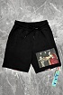 Мужские чёрные шорты Off-White Caravaggio Print