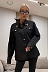 Женская чёрная рубашка Schiaparelli premium