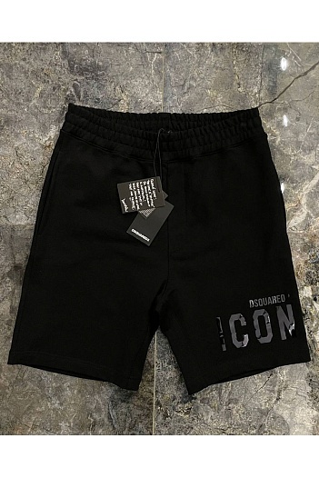 Мужские шорты Dsquared2 "ICON" - Black   
