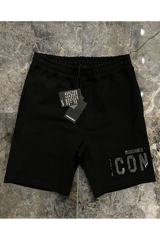 Мужские шорты Dsquared2 "ICON" - Black