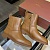 Женские кожаные сапоги Loro Piana premium - Chestnut