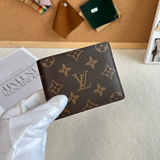 Кожаный кошелёк Louis Vuitton Marco Premium 11x8.5x1 см   