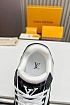 Кожаные кроссовки Louis Vuitton Trainer Monogram - White / Black