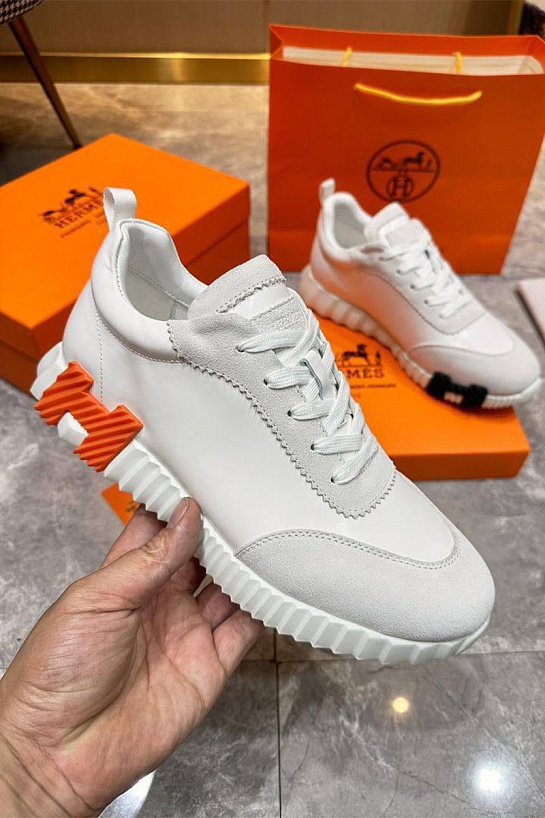 Мужские кроссовки Hermes Bouncing - White