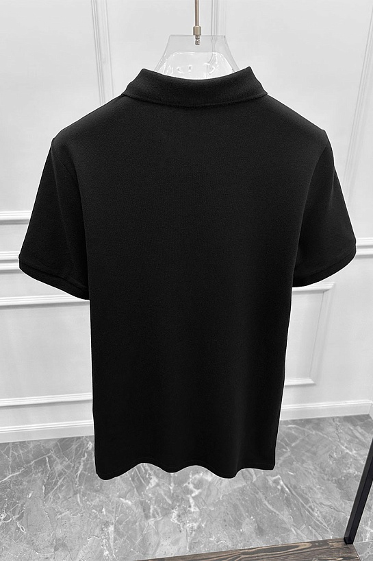 Мужское поло Hugo Boss чёрного цвета