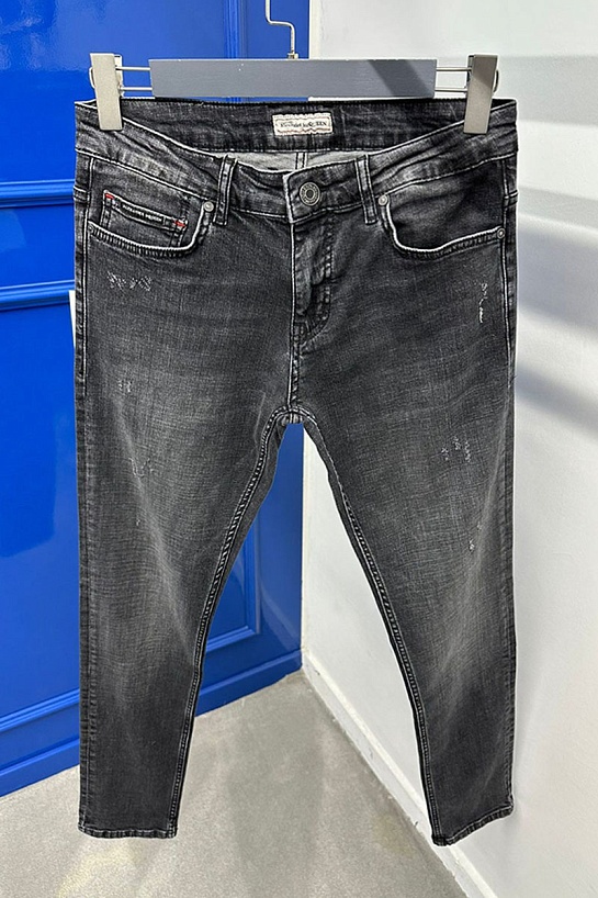 Мужские чёрные джинсы Alexander McQueen