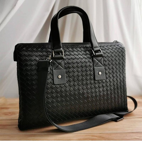Кожаная сумка Bottega Veneta Intrecciato 39x26 см